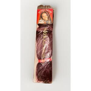 Artificial hair Jumbo Braid Gina Collection 100% Kanekalon color BURGUNDY NEW